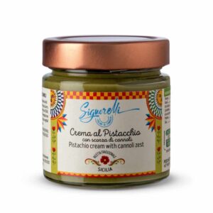 Crema al Pistacchio con scorza di Cannolo